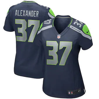 womens nike shaun alexander college navy seattle seahawks g
